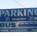 Parking sign in Wieliczka